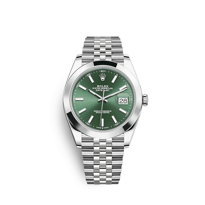 Rolex Datejust 126300 41mm Mint Green (Jubilee)