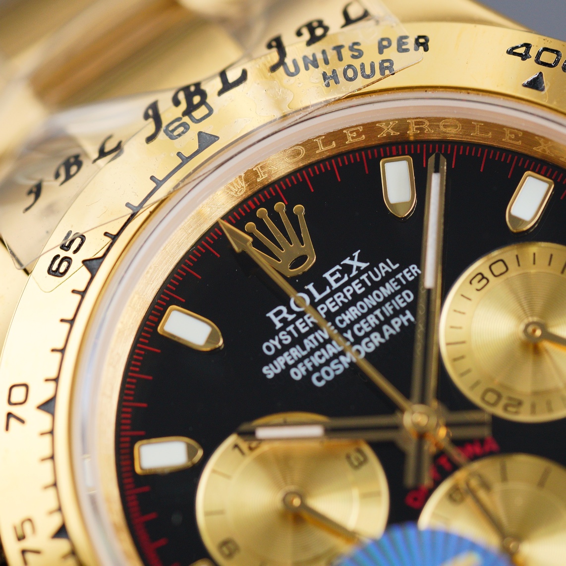 ROLEX Cosmograph Daytona 116508 Gold Black