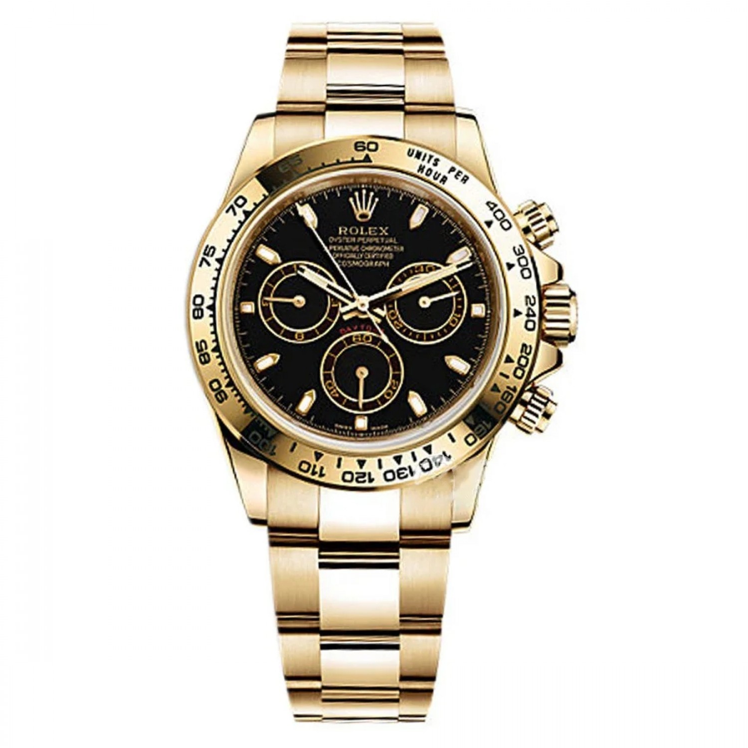 ROLEX Cosmograph Daytona 116508 Gold Black