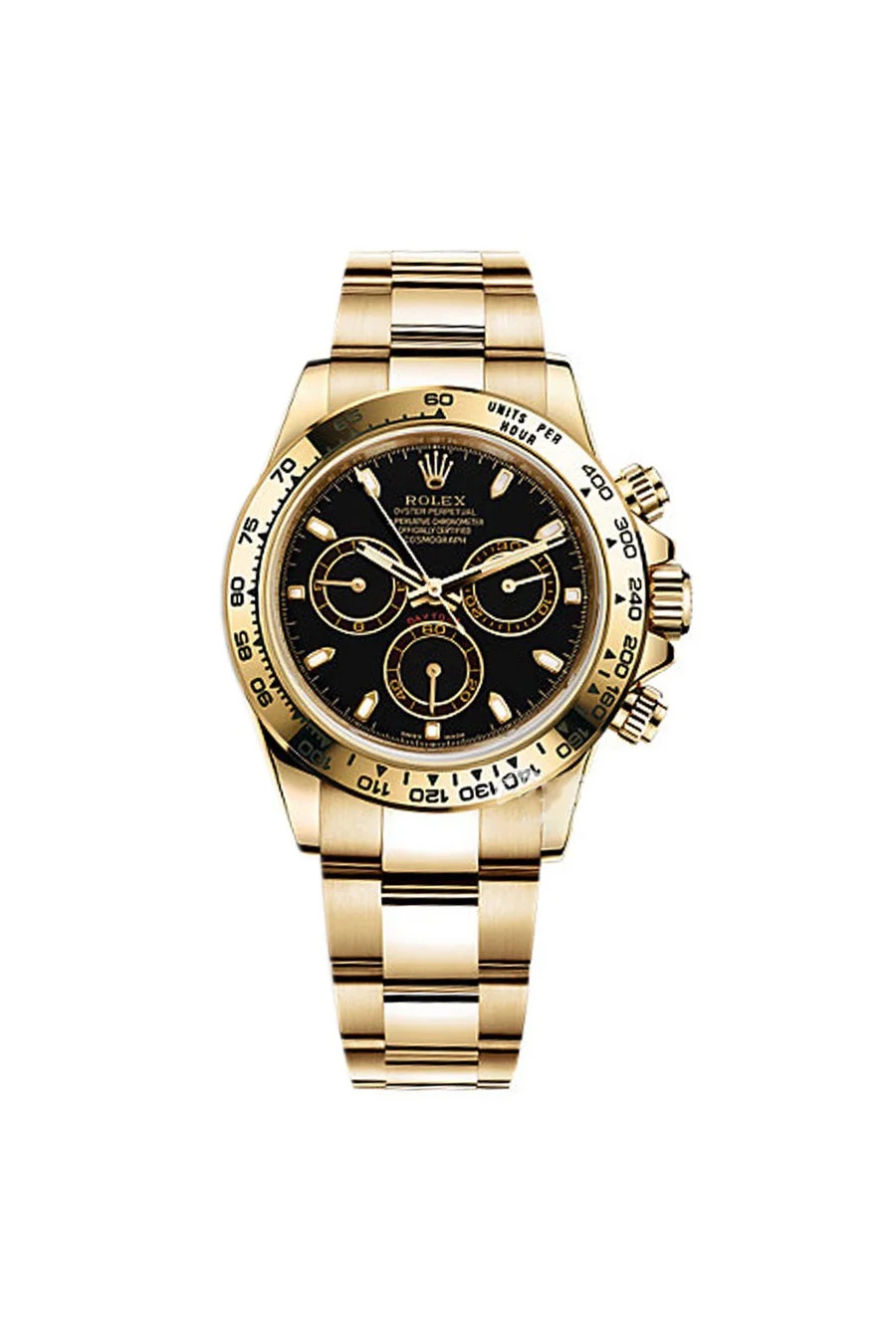 ROLEX Cosmograph Daytona 116508 Gold Black