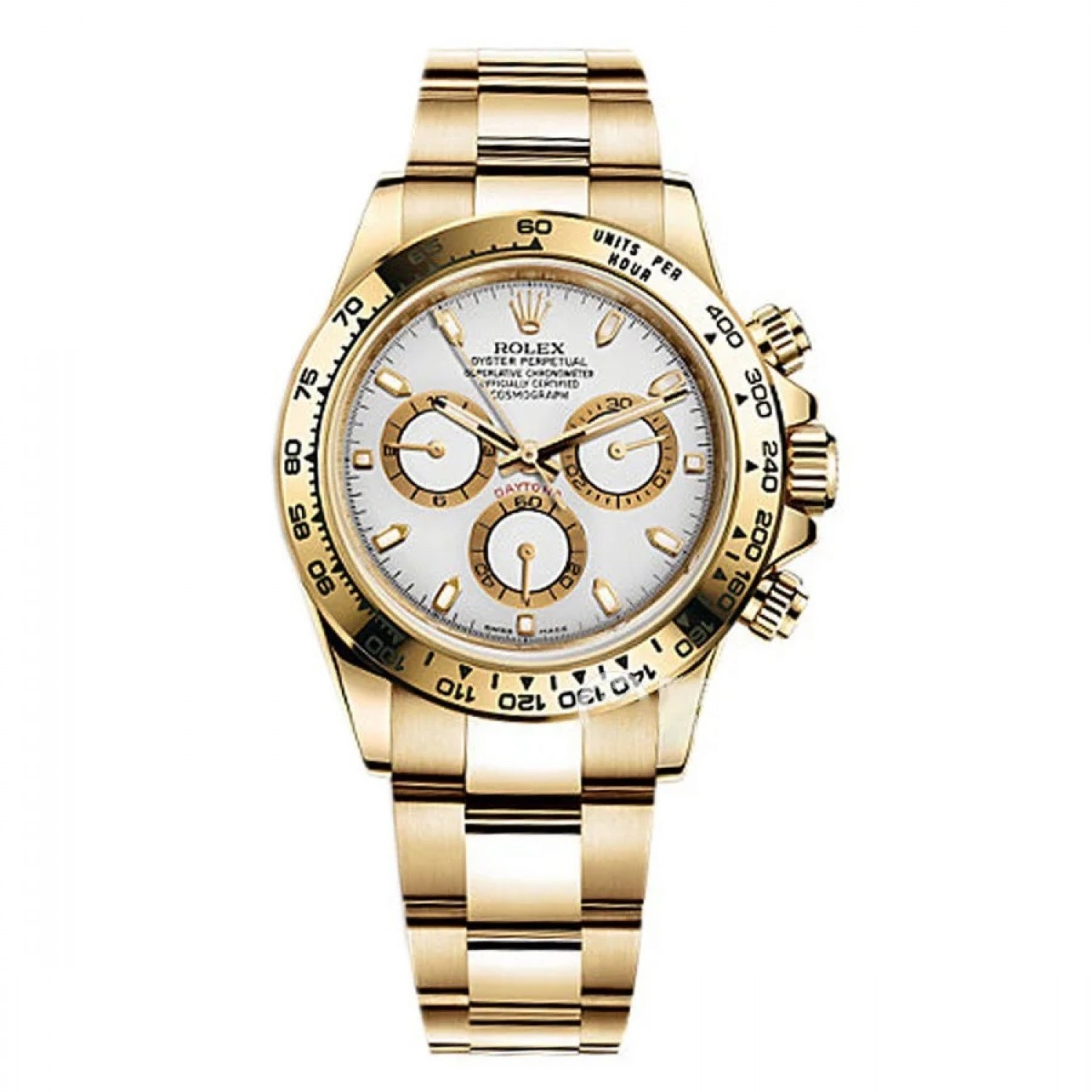 ROLEX Cosmograph Daytona 116508 Gold White