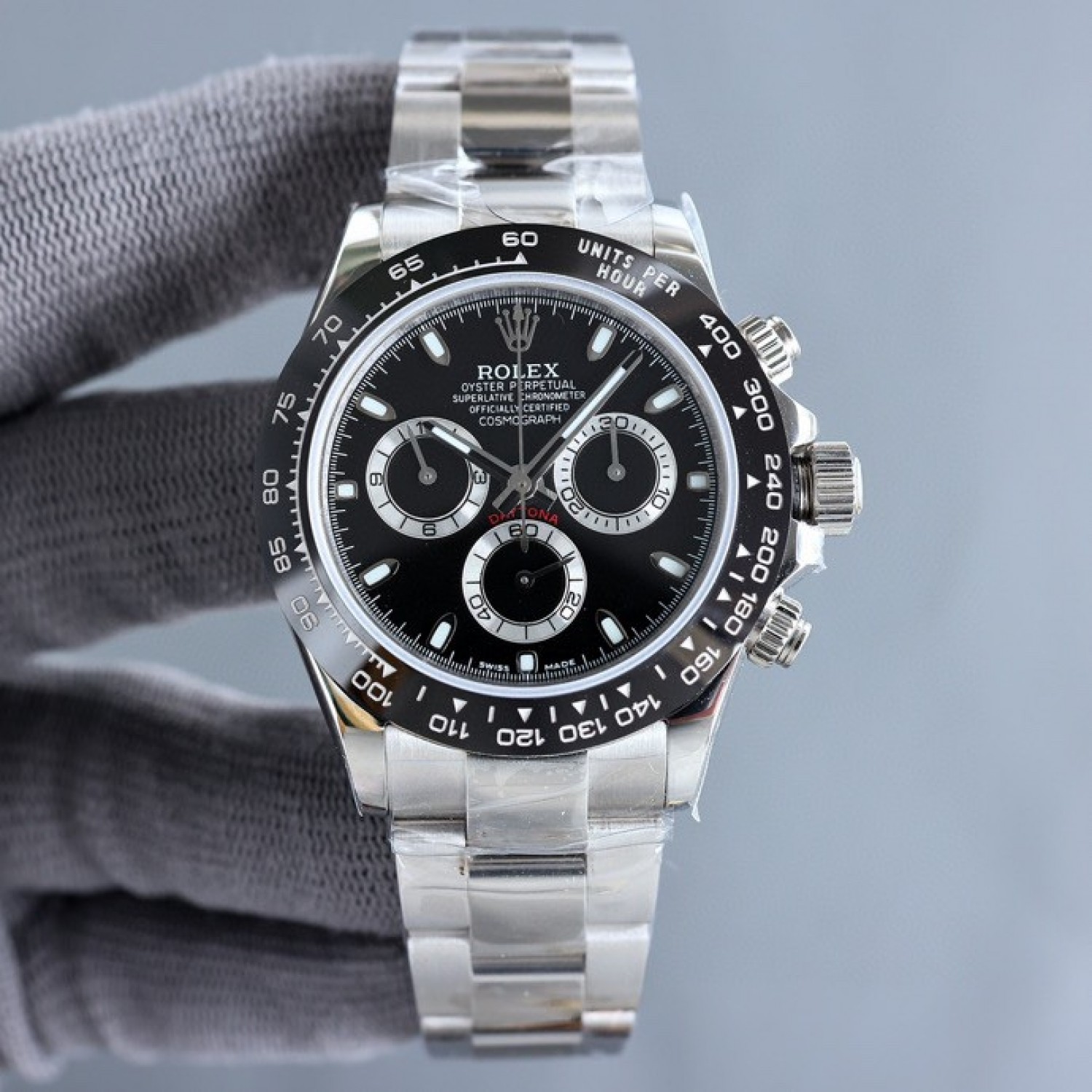 ROLEX Cosmograph Daytona 116500 Silver Black 40mm