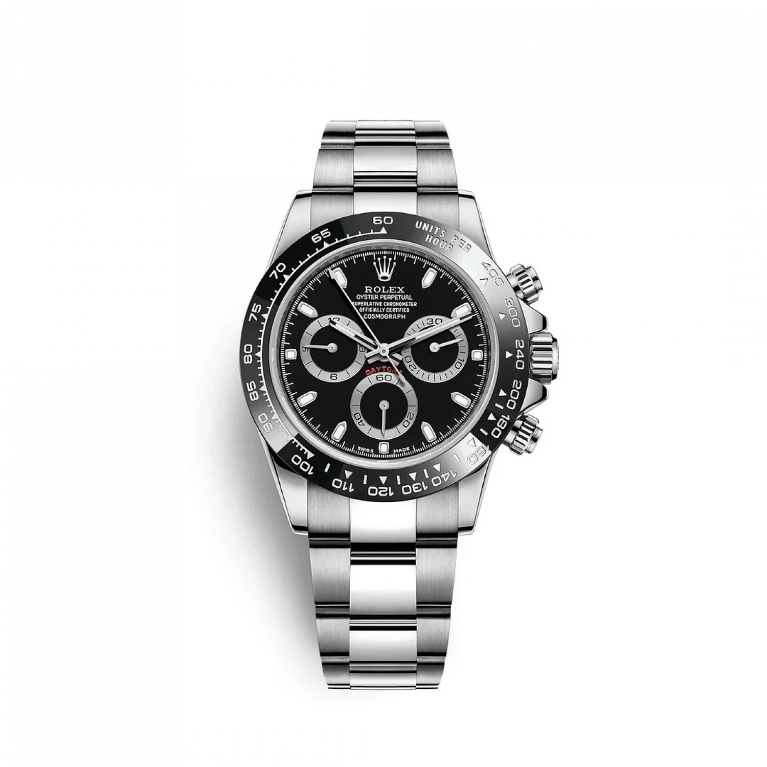 ROLEX Cosmograph Daytona 116500 Silver Black 40mm